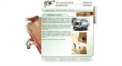 Desktop Screenshot of mudanzascopete.com